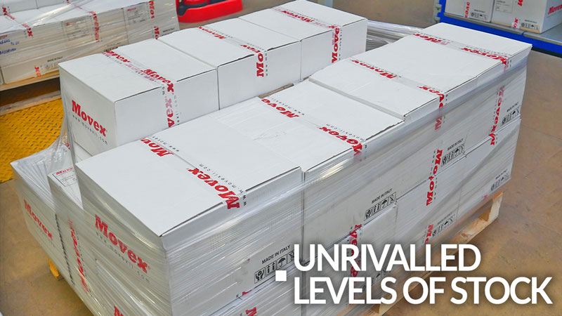 High levels of conveyor stock available for next day delivery