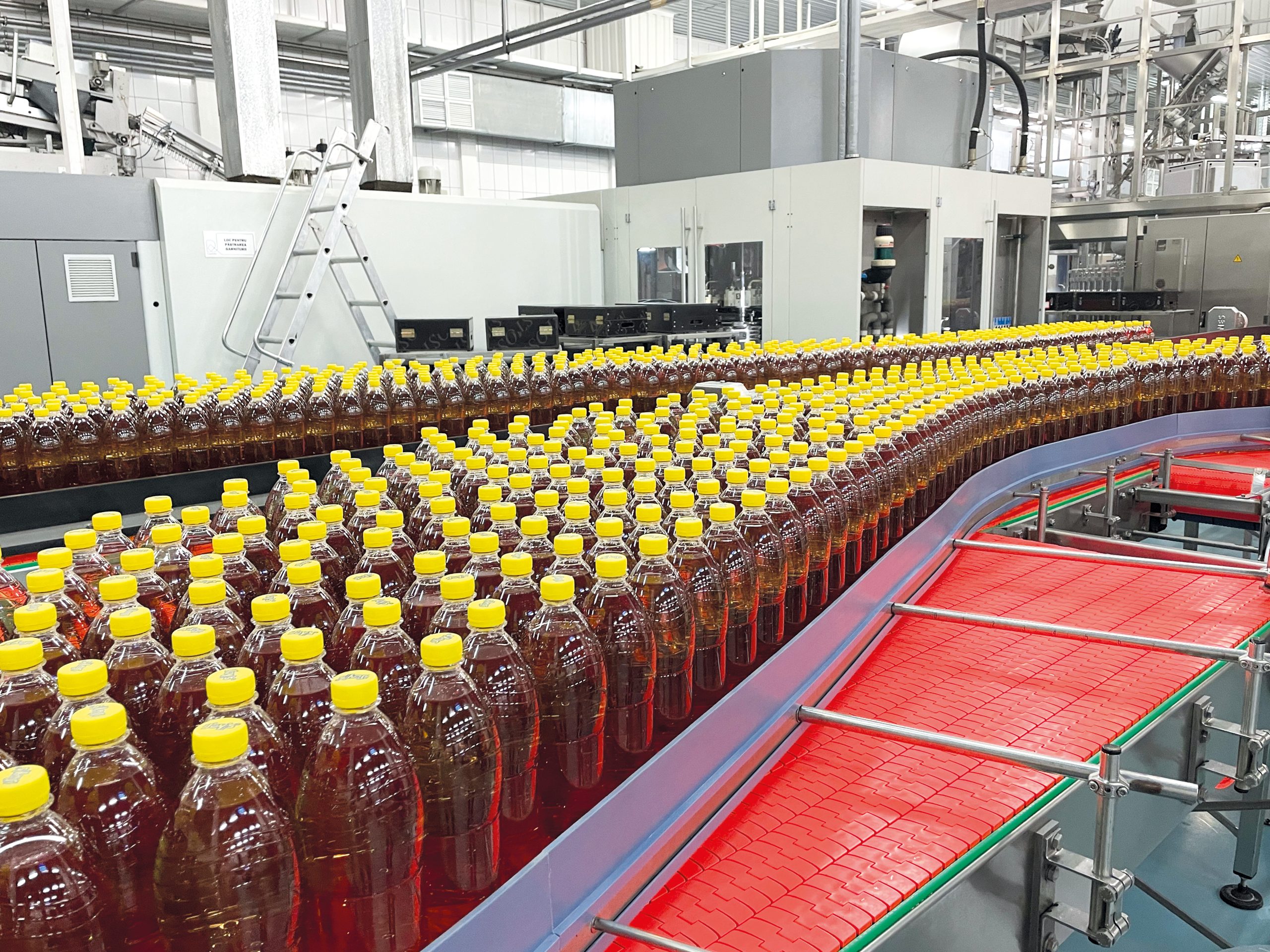 PFX and BluLub used within a conveyor system